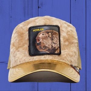 Goorin Bros The Farm Trucker Hat Outside Voice Howler Monkey Limited SnapBack